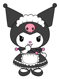 Куроми в костюме горничной 1