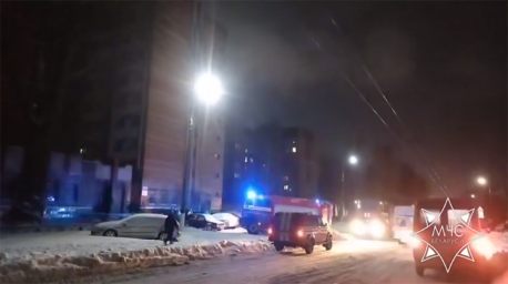 Подразделения МЧС выезжали по сообщению о возгорании в общежитии в Витебске