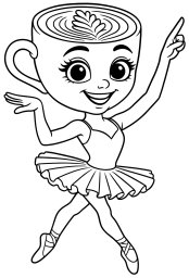 Балерина Капучино танцует 0