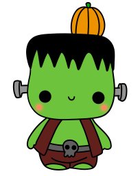 Франкенштейн с тыквой на голове 1